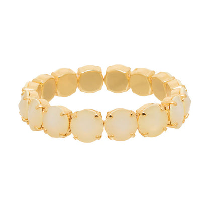 Tova Croatia Stretch Bracelet Ultra Canary White Opal