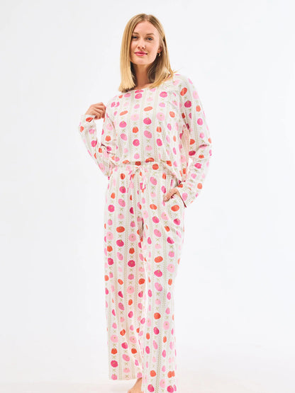 Mary Square Annie Pumpkin Pajama Set