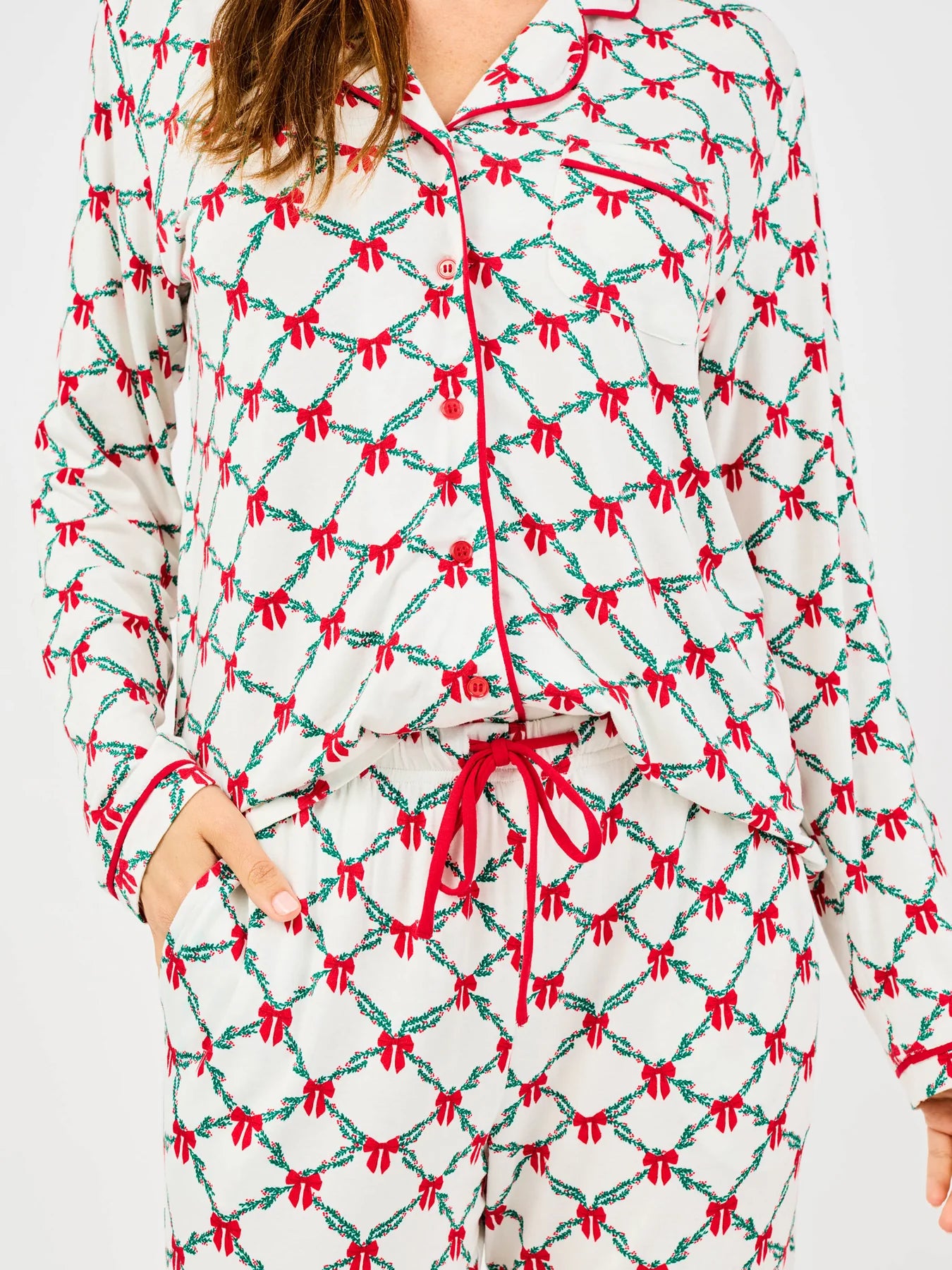 Lattice Garland Christmas Jammies