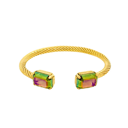 Charlotte Cuff Peridot Brandy Tova