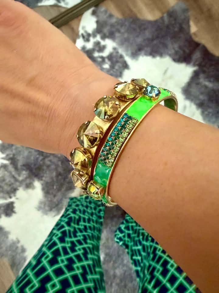 Tova Mireya Bangle Green