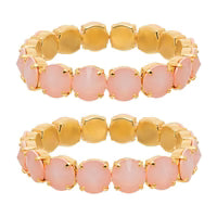 Tova Croatia Stretch Bracelet Ultra Chiffon White Opal