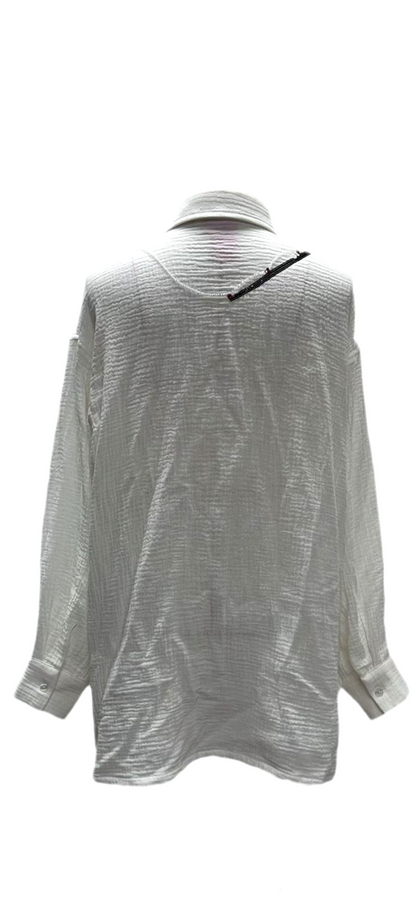 Queen of Sparkles Fishing Queen Gauze Shirt Dress