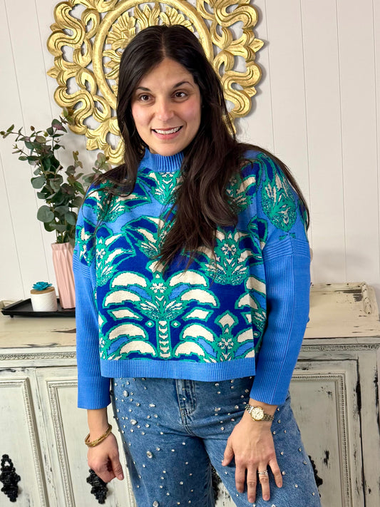 Alden Adair Desert Teal Leona Sweater