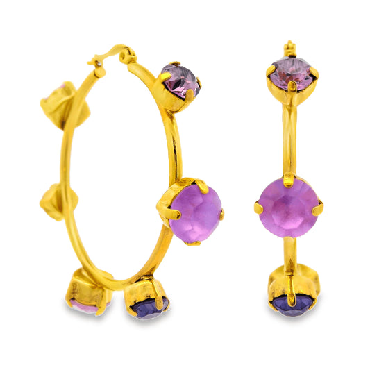 Atilia Earrings Lilac Mix TOVA