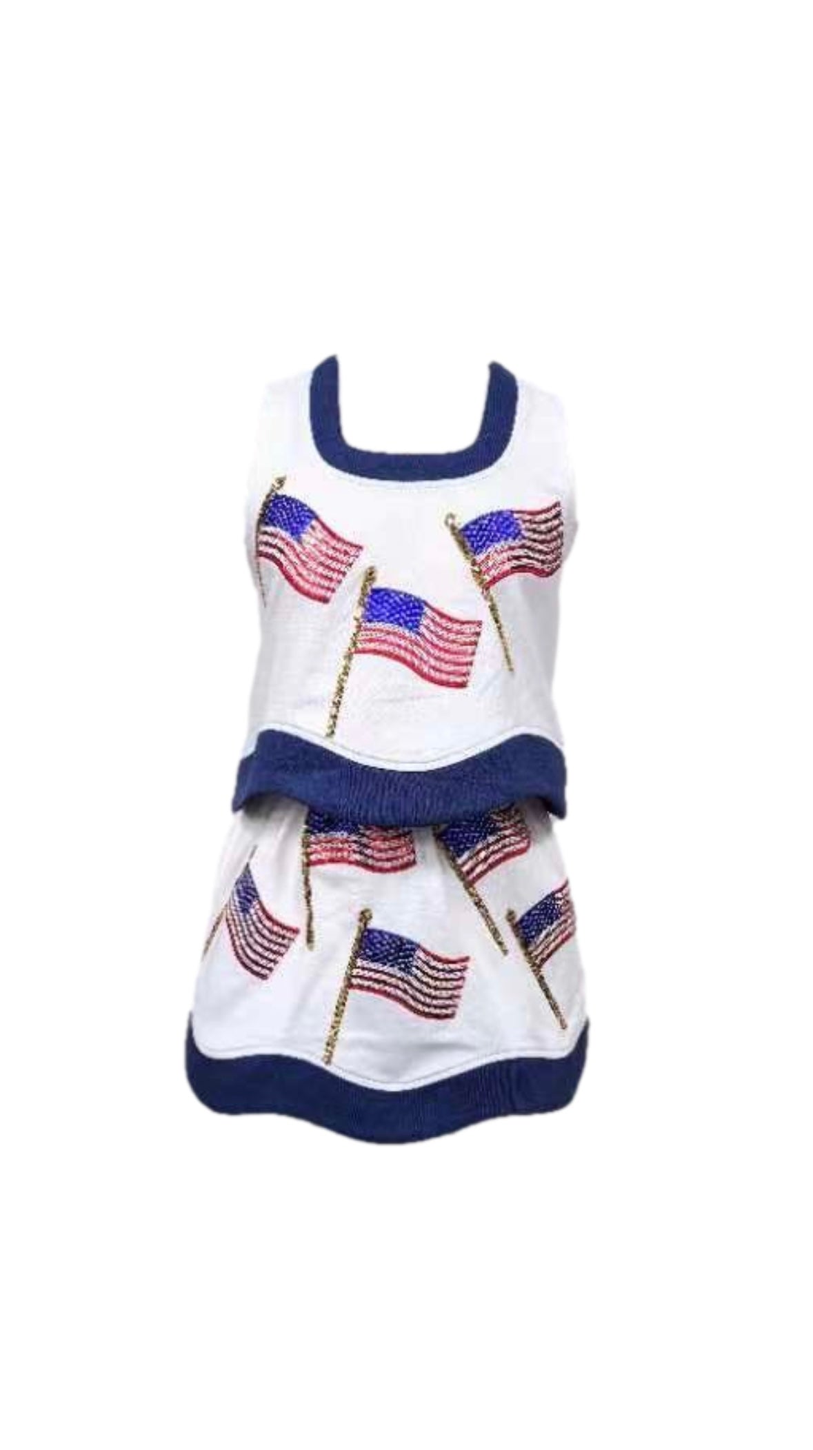 Queen of Sparkles American Flag Tank