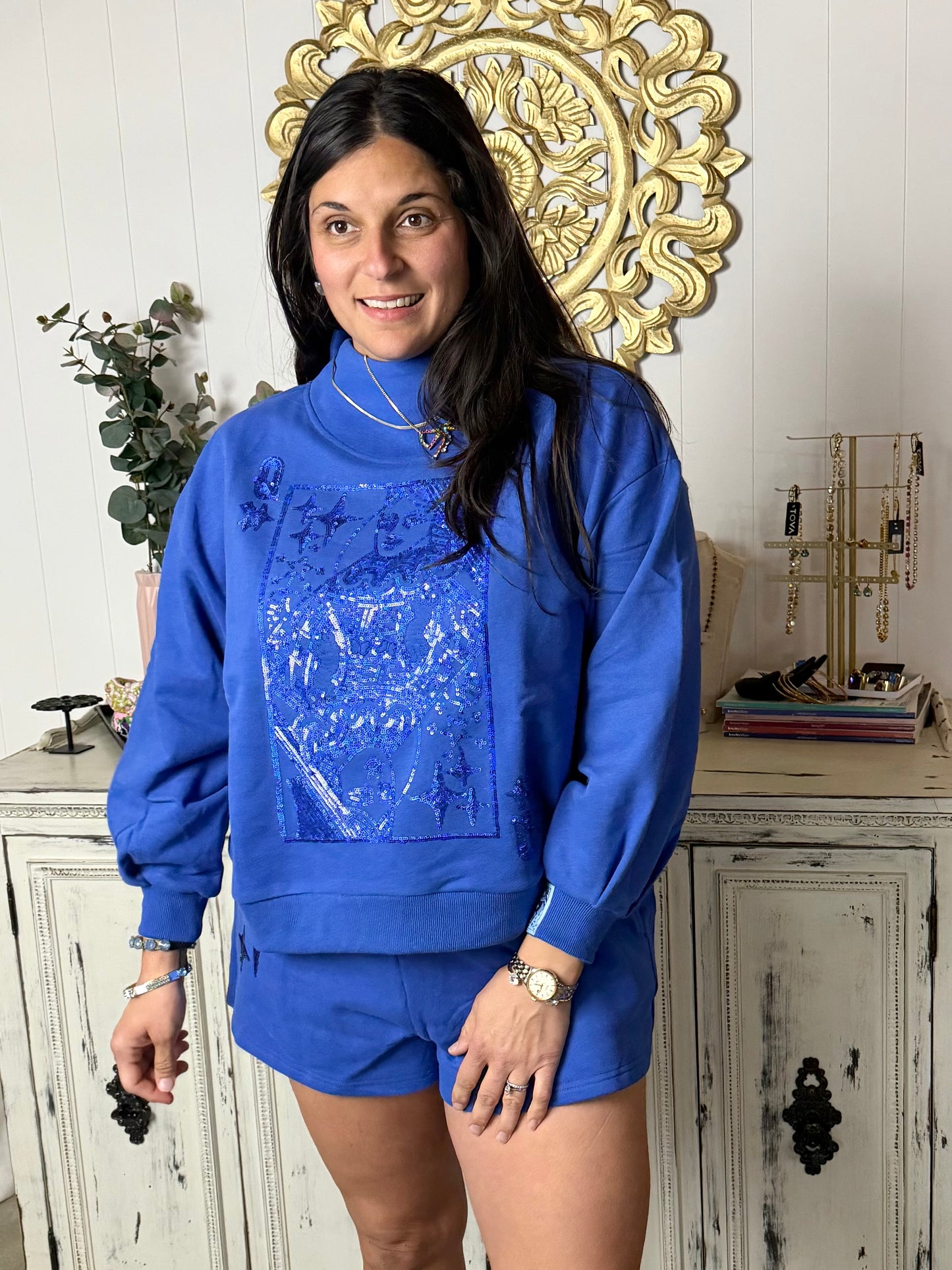 Queen of Sparkles Royal Queen Logo Short