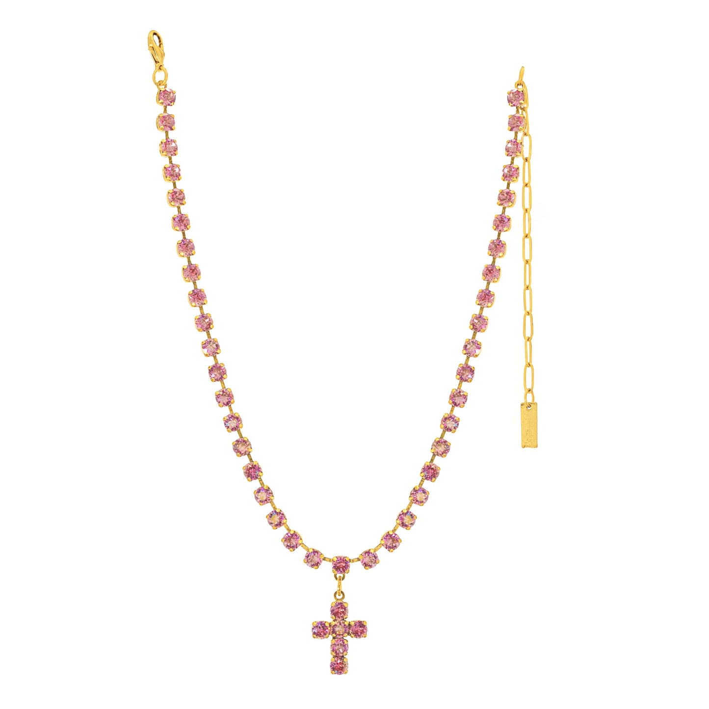 Tova Baby Donatella Necklace Light Rose Glimmer