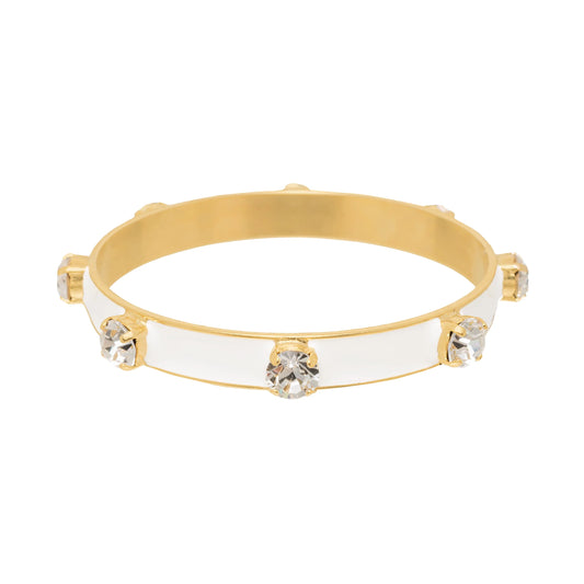 Tova Sammy Bangle in White