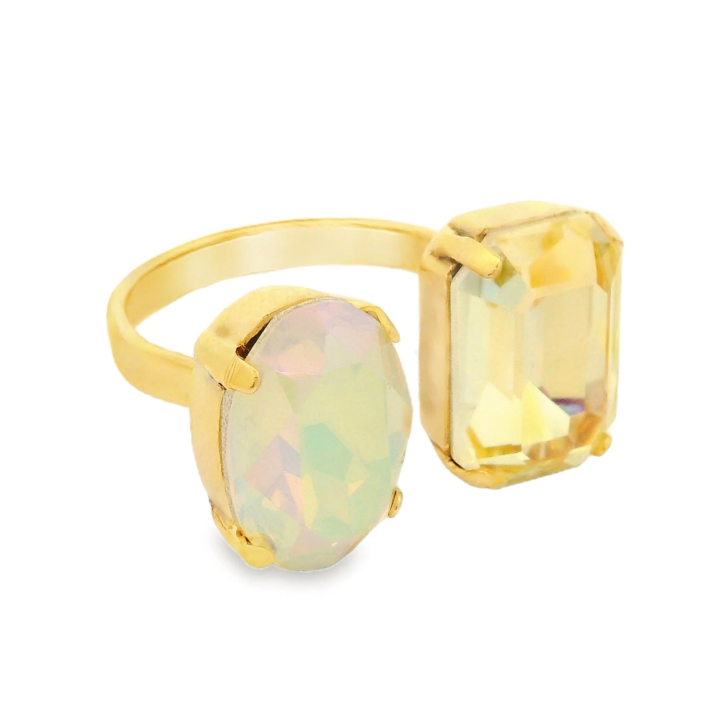 Tova Janel Ring Fairy Dust Lemon