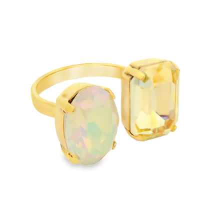 Tova Janel Ring Fairy Dust Lemon