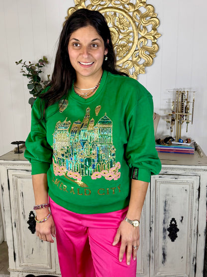 Queen of Sparkles Emerald City Sweatshirt