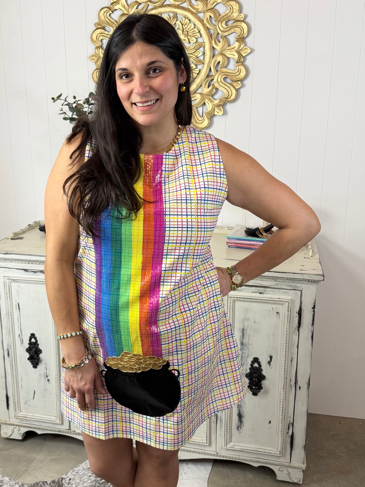 Queen of Sparkles Pot Of Gold Tank Dress