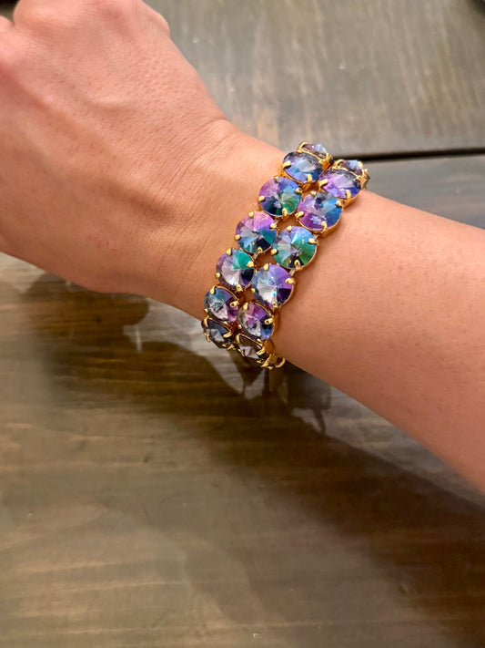 Tova Croatia Stretch Bracelet Tanzanite Glimmer