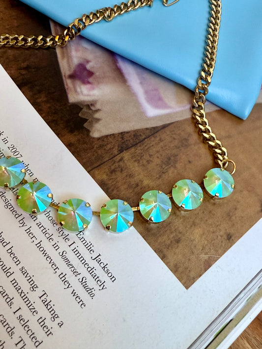 Soft Ignite Glacier Blue Mini Sofia Necklace Tova