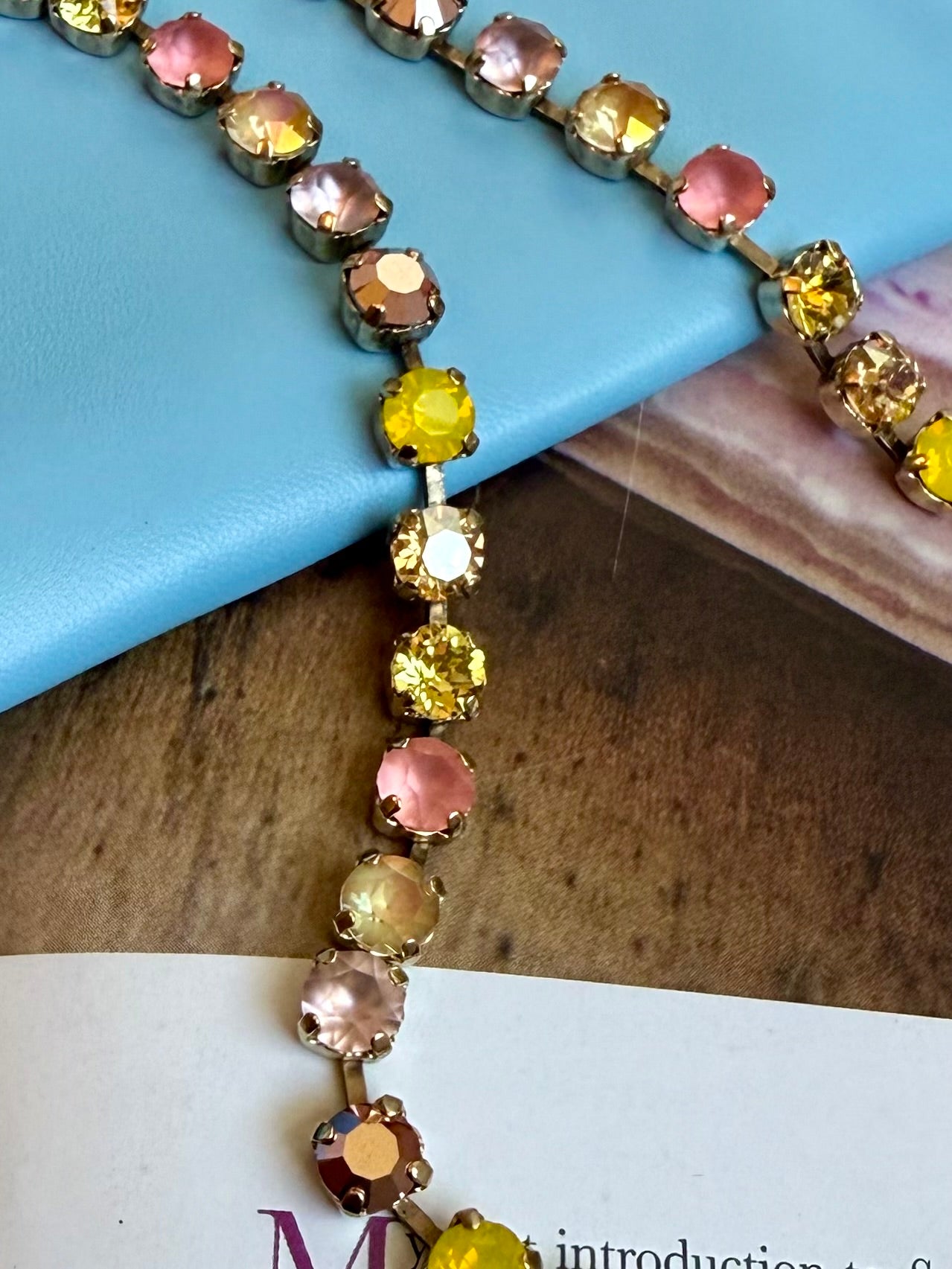 Sarina Necklace Yellow Mix Tova