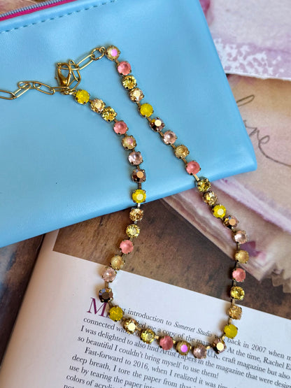 Sarina Necklace Yellow Mix Tova