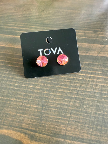 Tova Basic Stud Rose Lemon