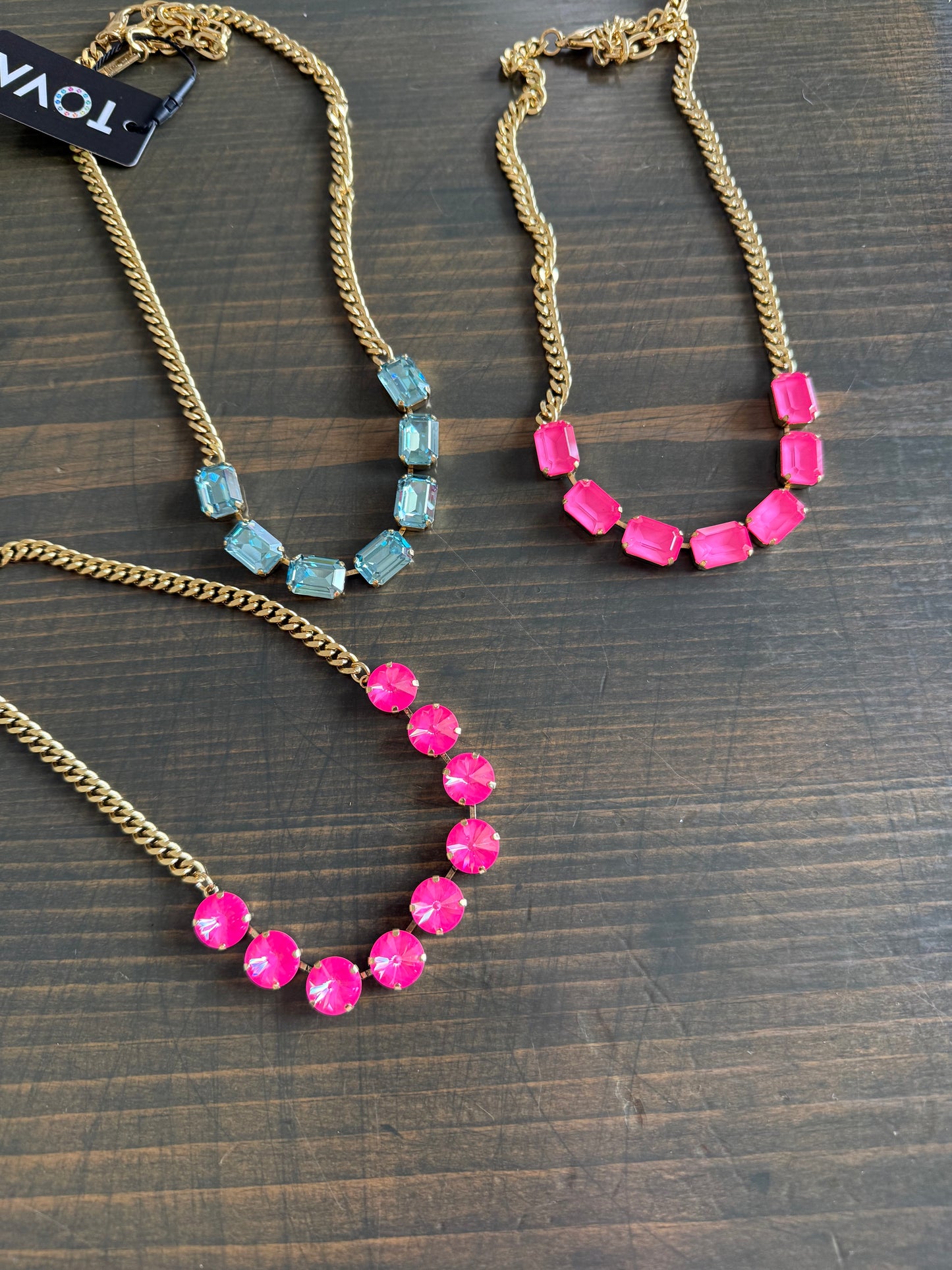 Tova Mini Jabari Necklace Ultra Fuchsia