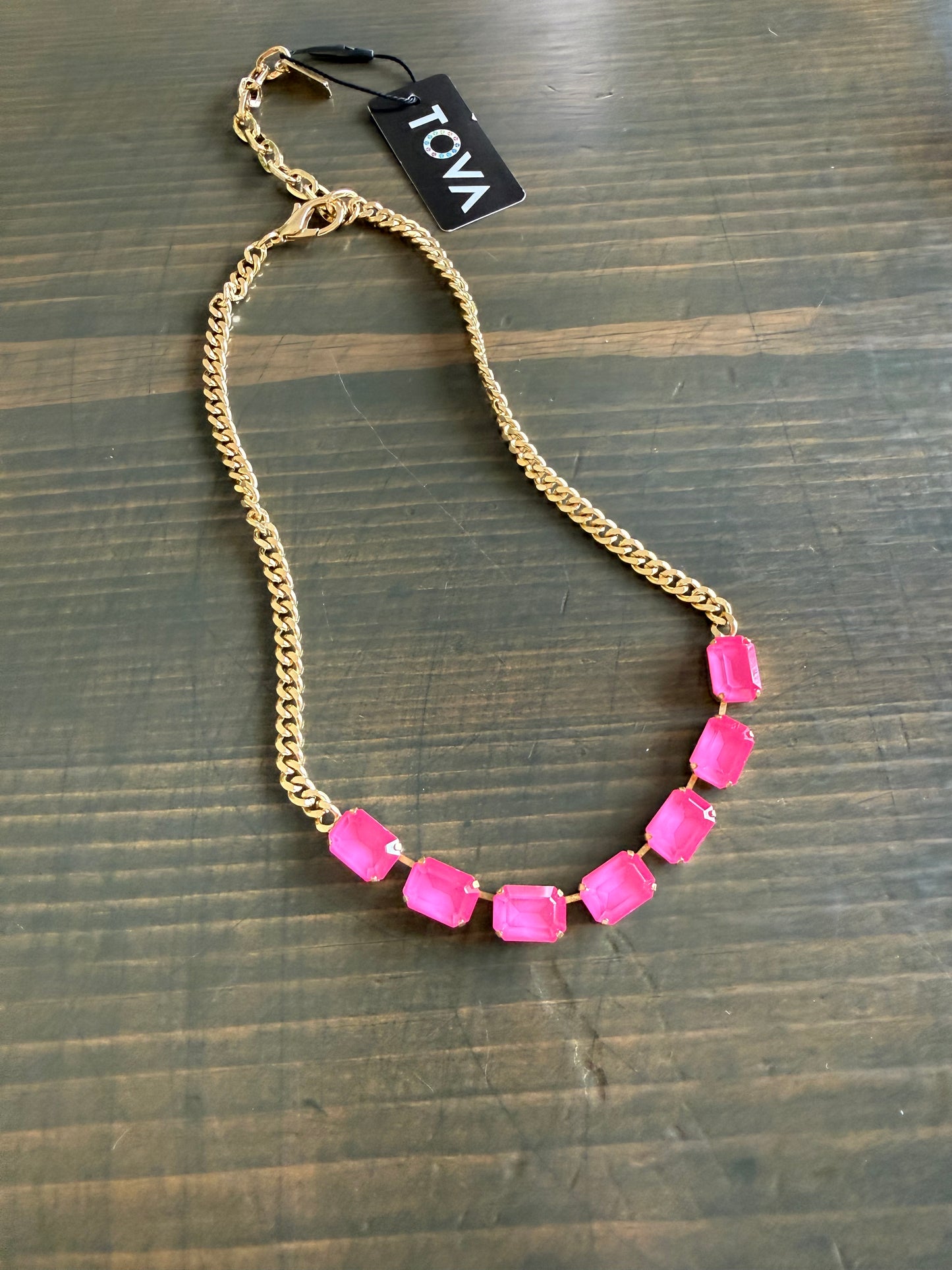 Tova Mini Jabari Necklace Ultra Fuchsia