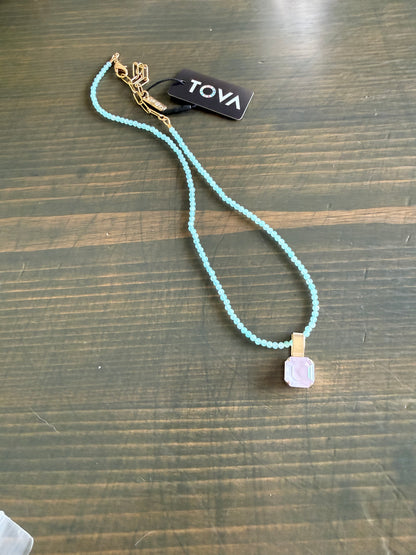 Tova Orla Necklace Unicorn Aqua