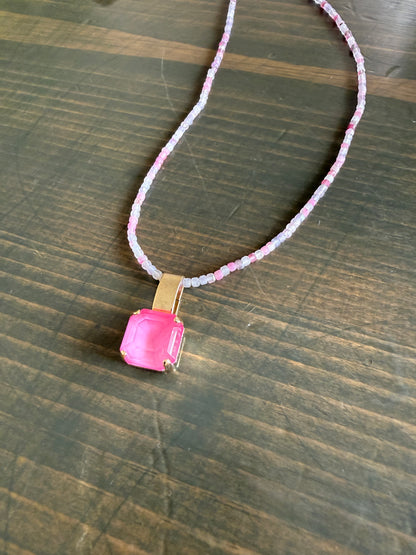 Tova Orla Necklace Pink