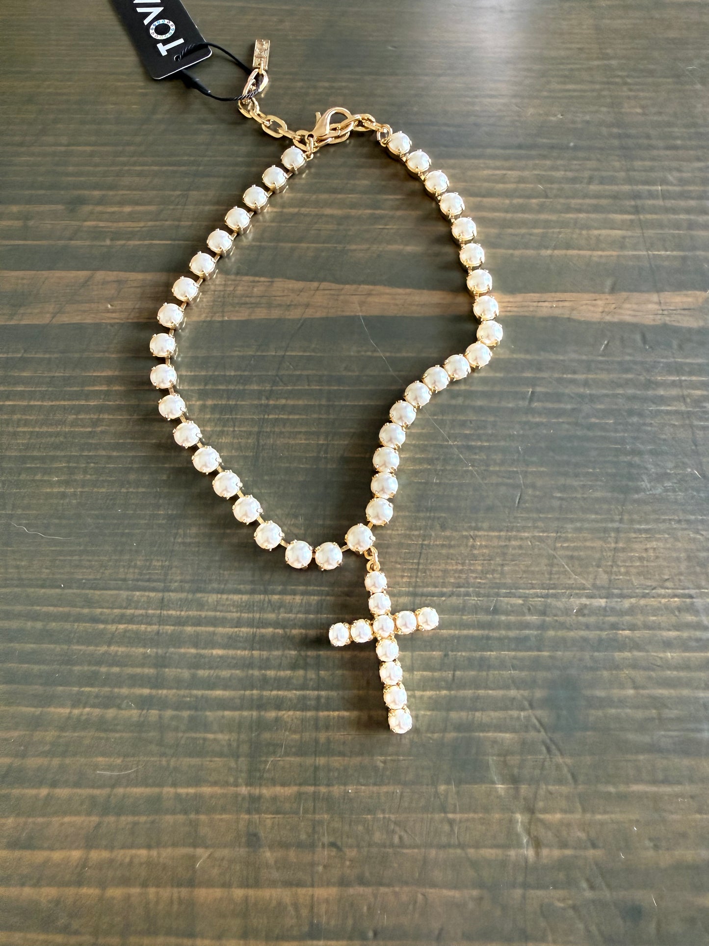 Tova Mini Donatella Necklace in Pearls