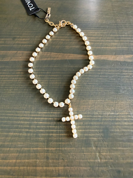 Tova Mini Donatella Necklace in Pearls