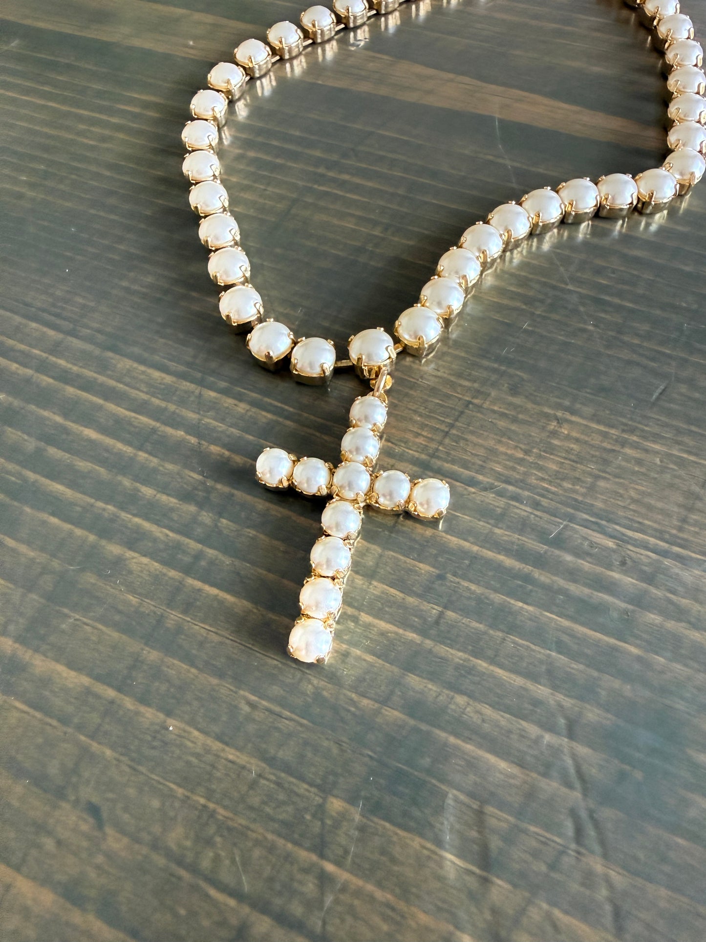 Tova Mini Donatella Necklace in Pearls
