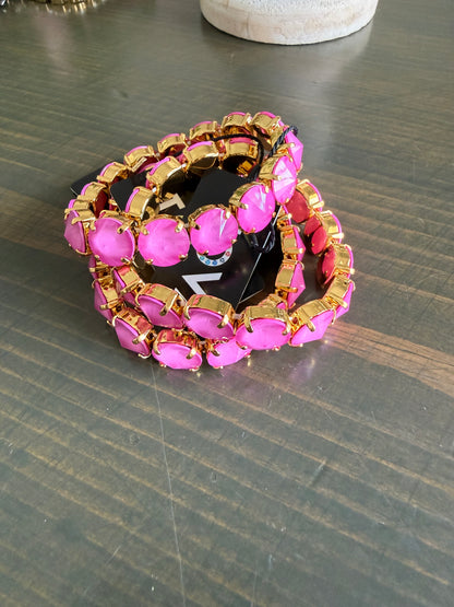 Tova Croatia Stretch Bracelet Ultra Orchid
