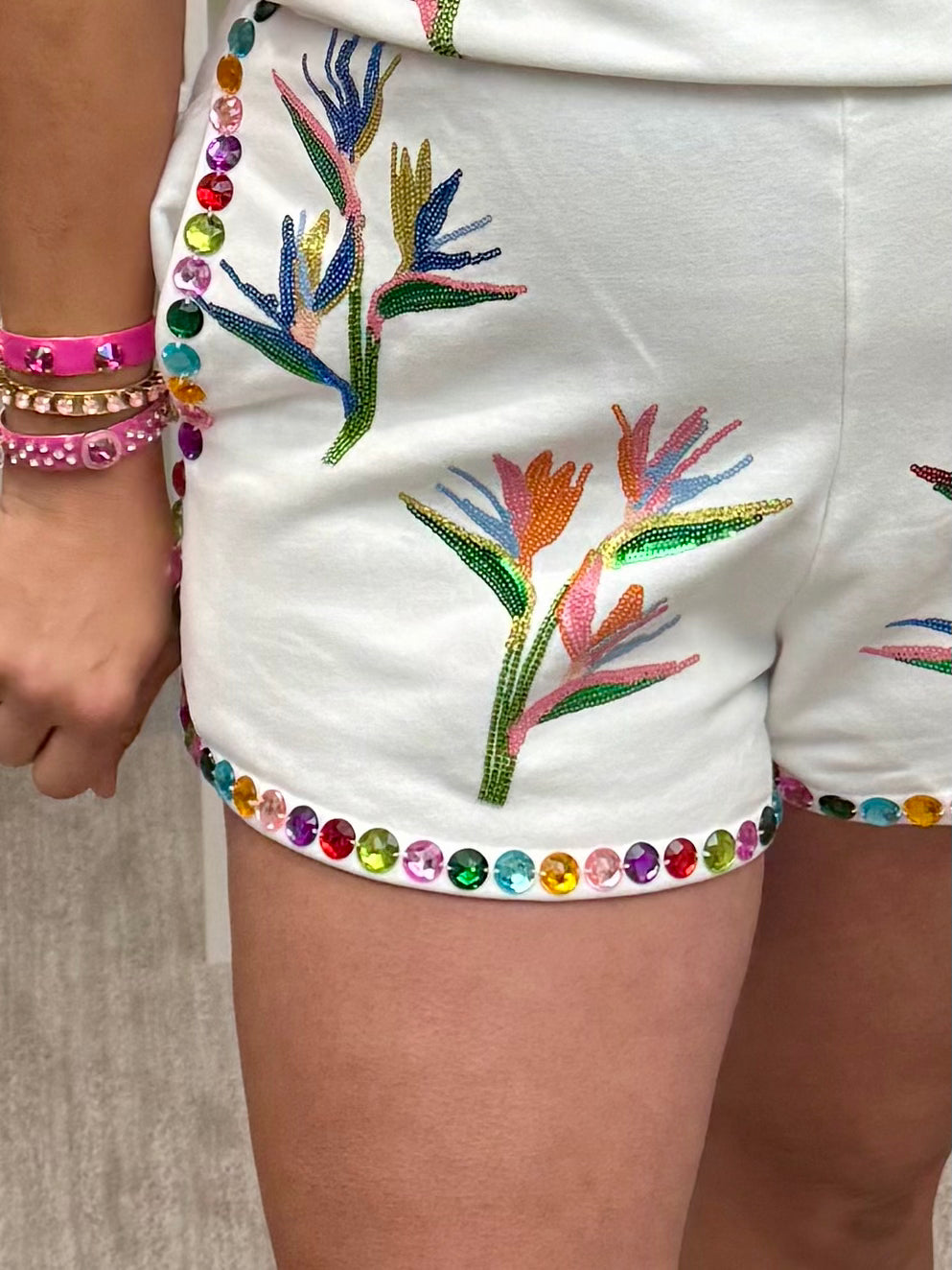 Queen of Sparkles X Denash Bird of Paradise Exclusive Shorts