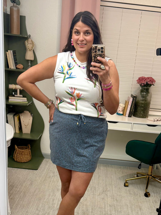 Queen of Sparkles X Denash Bird of Paradise Exclusive Top