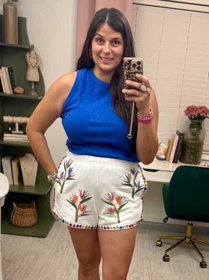 Queen of Sparkles X Denash Bird of Paradise Exclusive Shorts