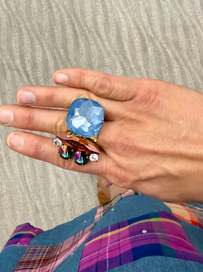 Tova Ava Ring Denim Ignite