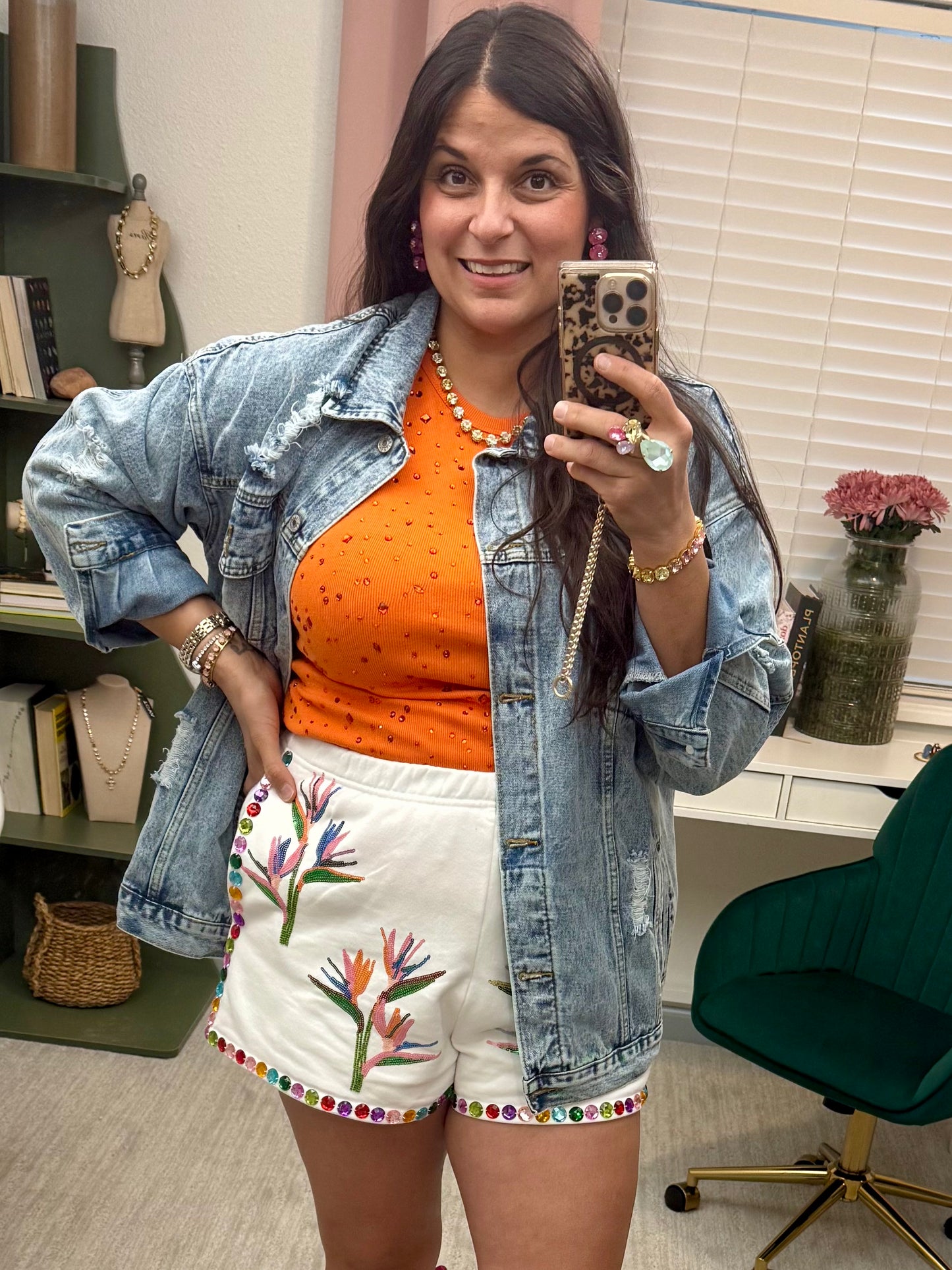 Queen of Sparkles X Denash Bird of Paradise Exclusive Shorts