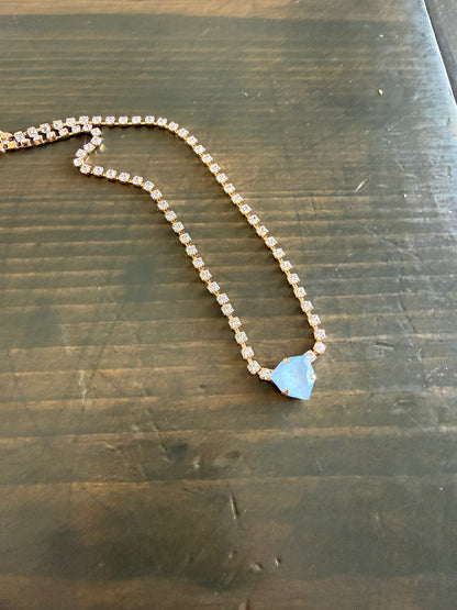 Tova Rhys Necklace Ultra Baby Blue