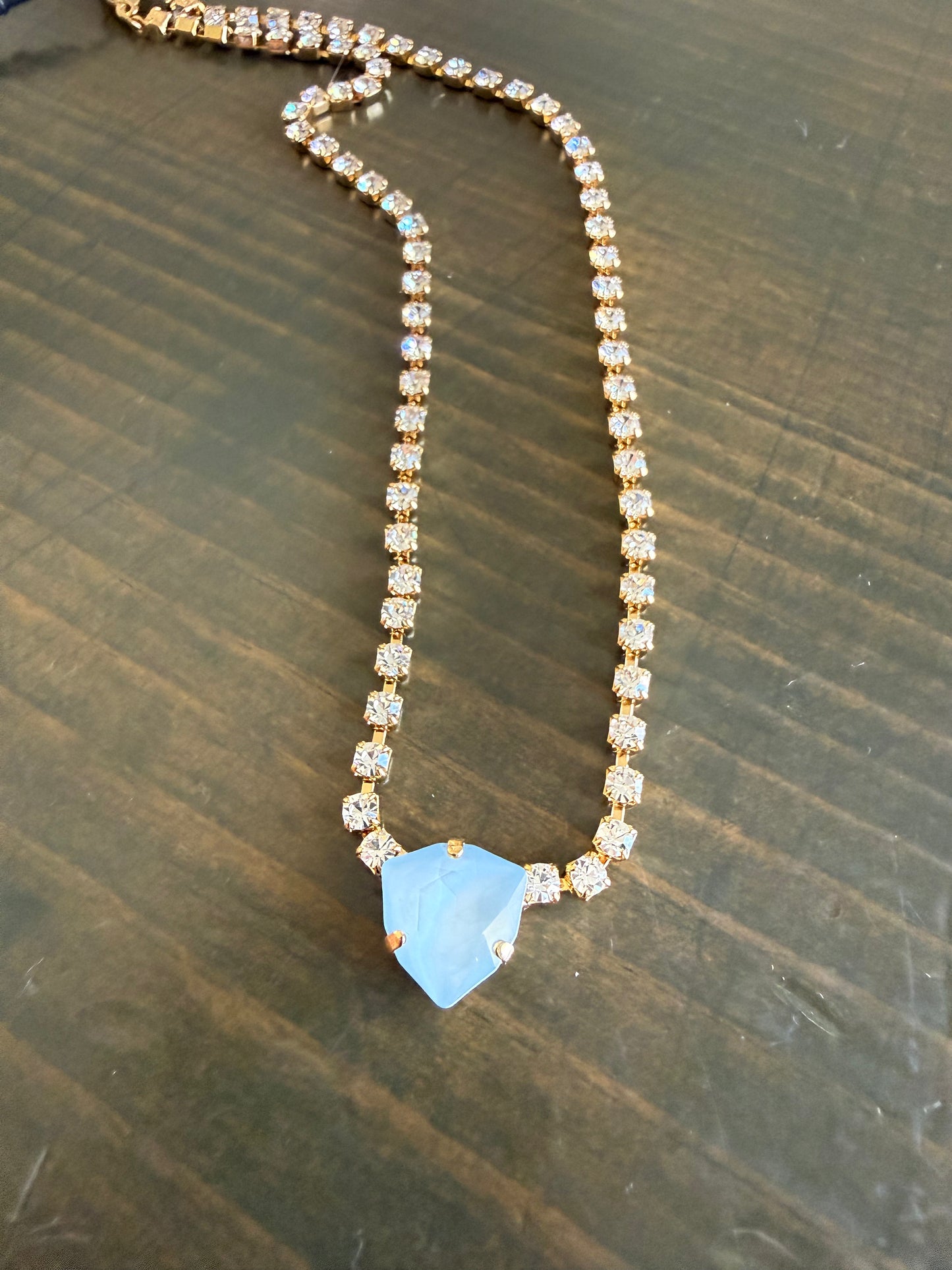 Tova Rhys Necklace Ultra Baby Blue