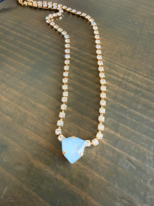 Tova Rhys Necklace Ultra Baby Blue