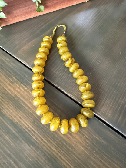 Golden Olive Candy Necklace