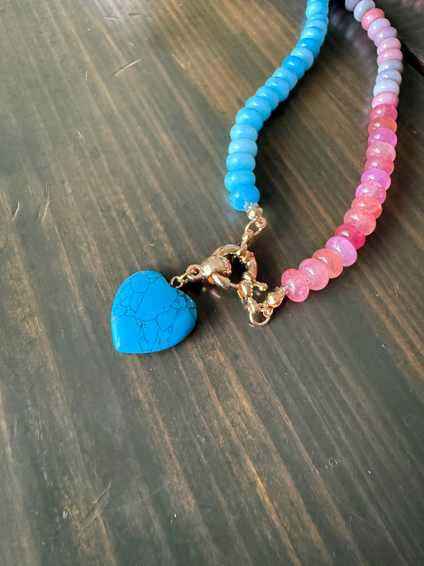 Coastal Breeze Heart Necklace