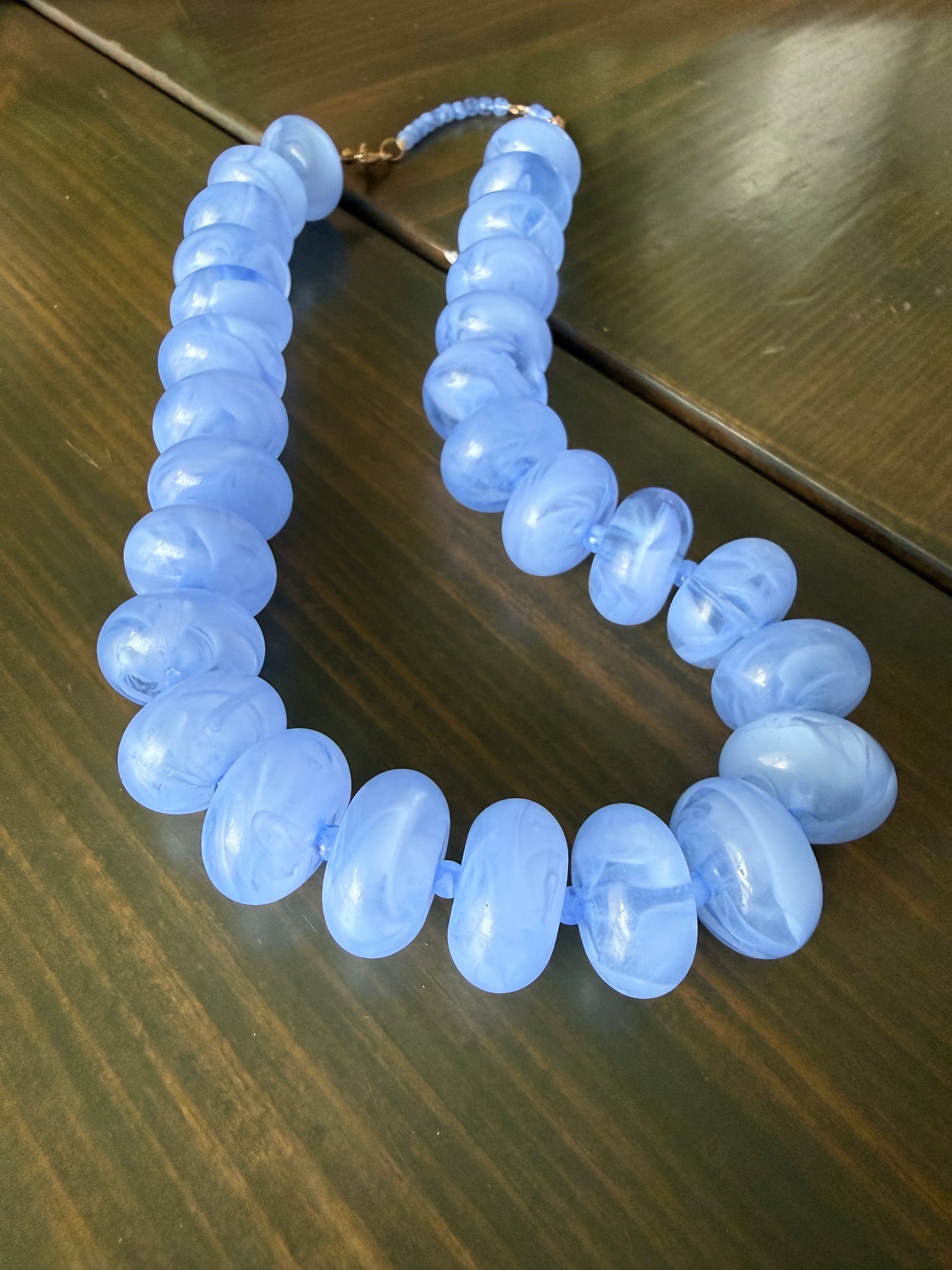Periwinkle Glow Candy Necklace