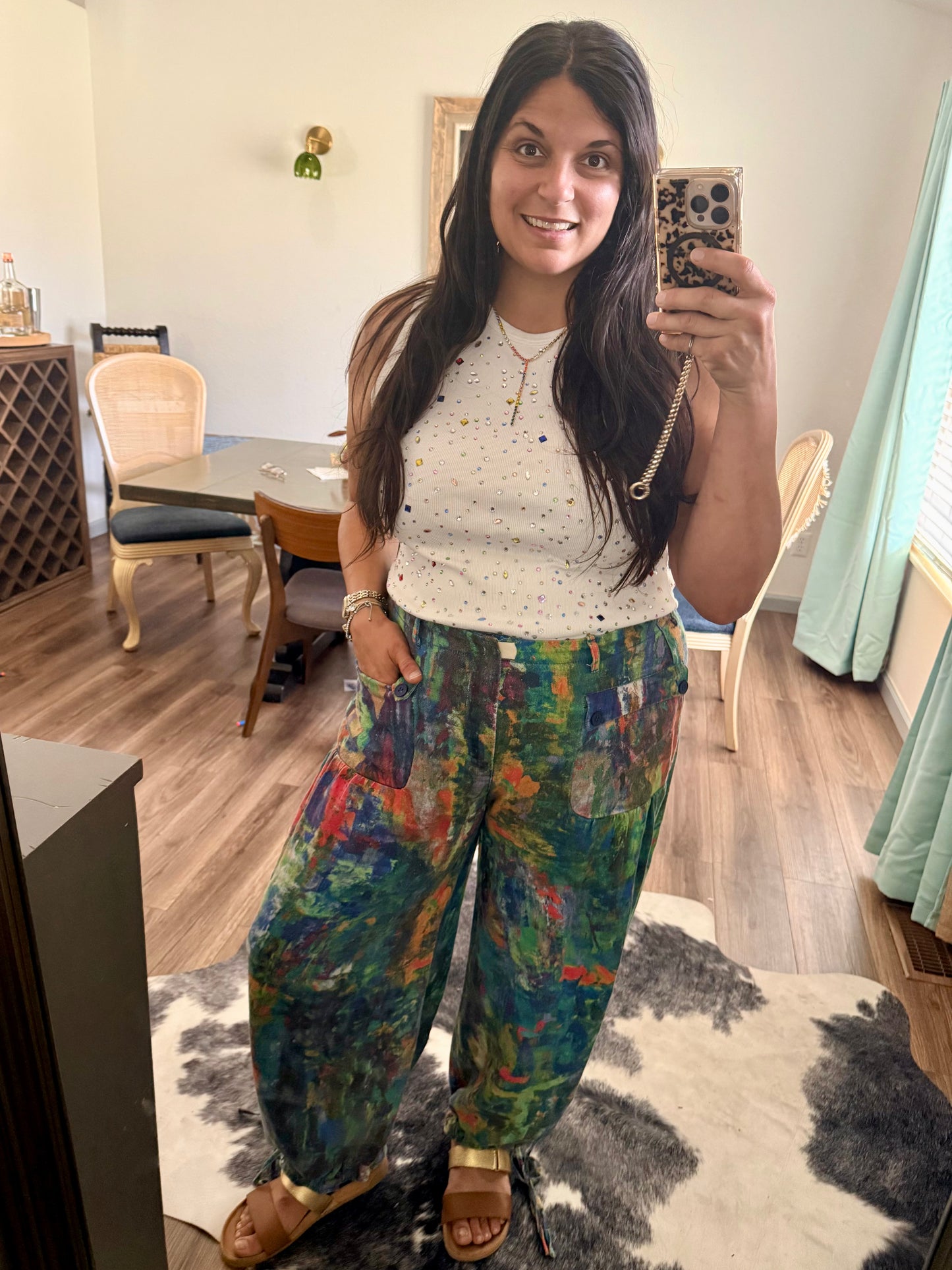 Painted Dreams Wide Leg Pants