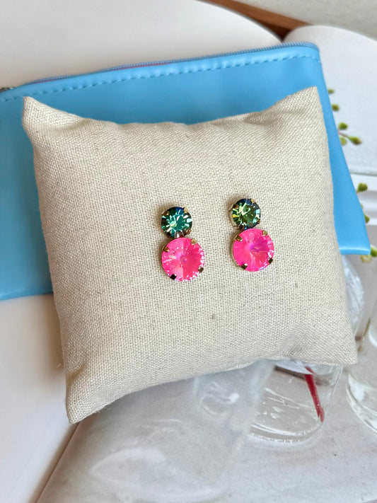 Maegan Earrings Electric Pink Tova