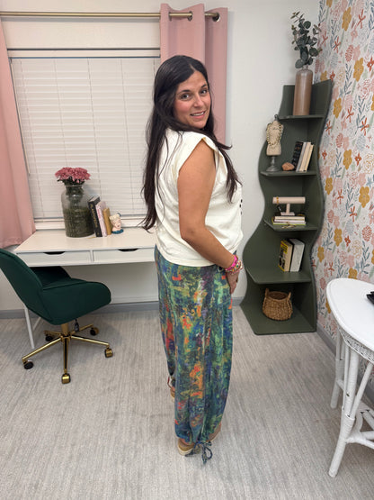 Painted Dreams Wide Leg Pants