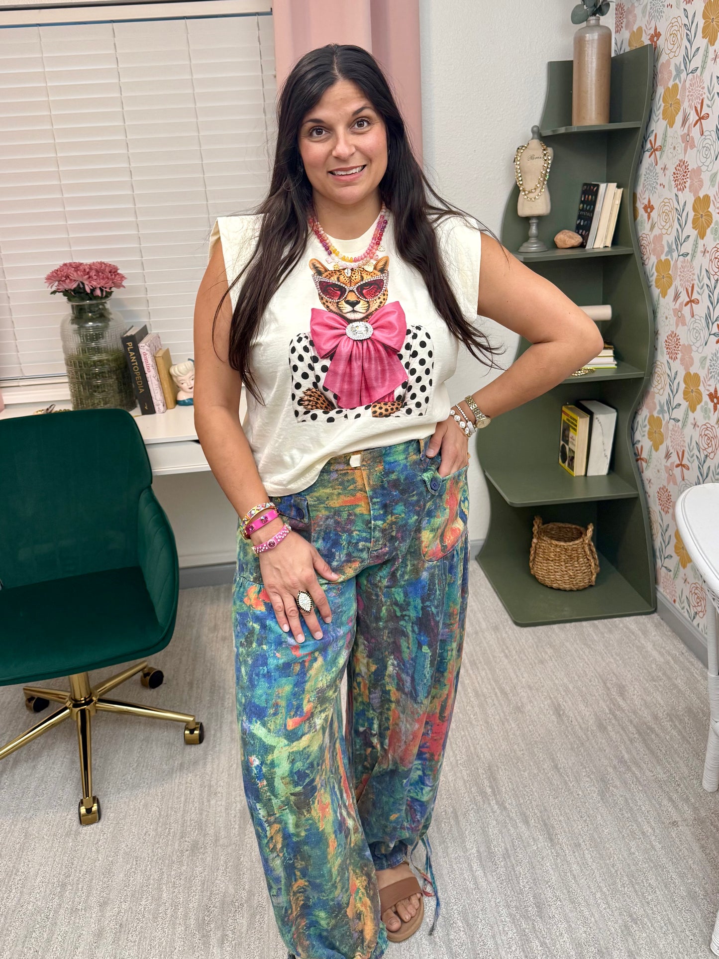 Painted Dreams Wide Leg Pants