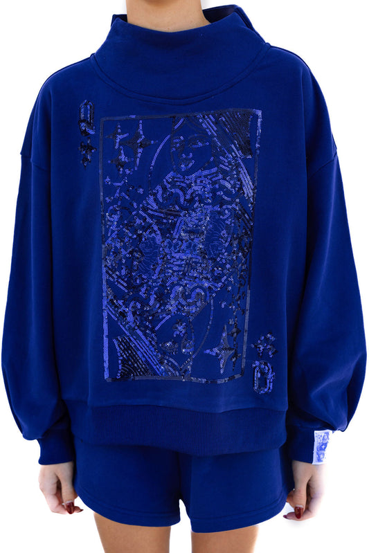 Queen of Sparkles Royal Queen Logo Sweatshirt