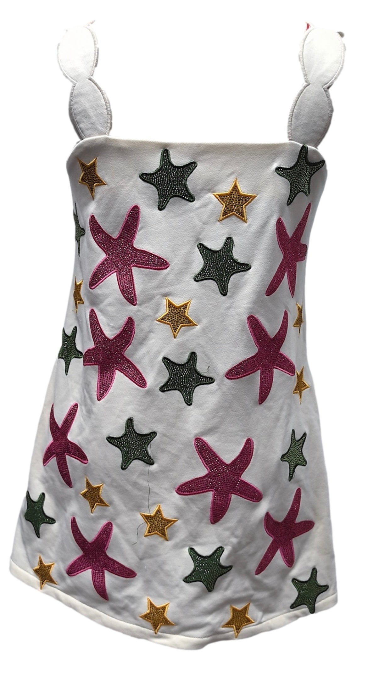 Queen of Sparkles Scallop Starfish Tank Dress