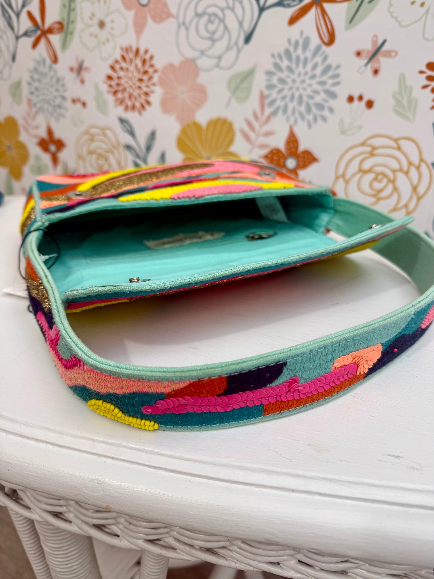 Colorwave Beaded Handbag