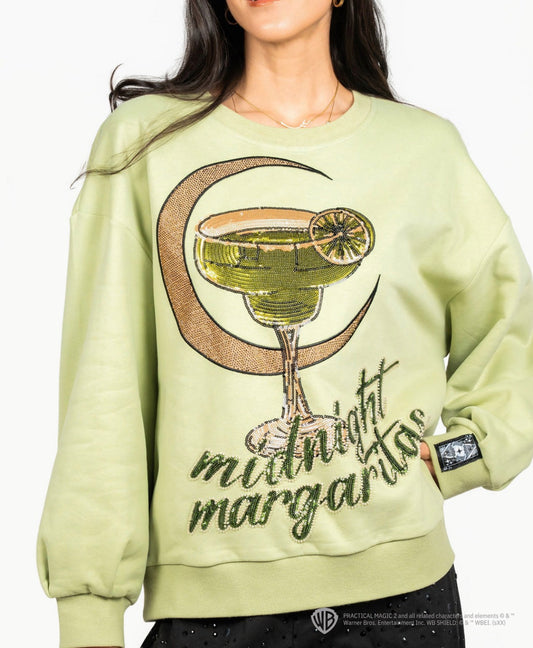 Queen of Sparkles Licensed Green Midnight Margarita Sweatshirt