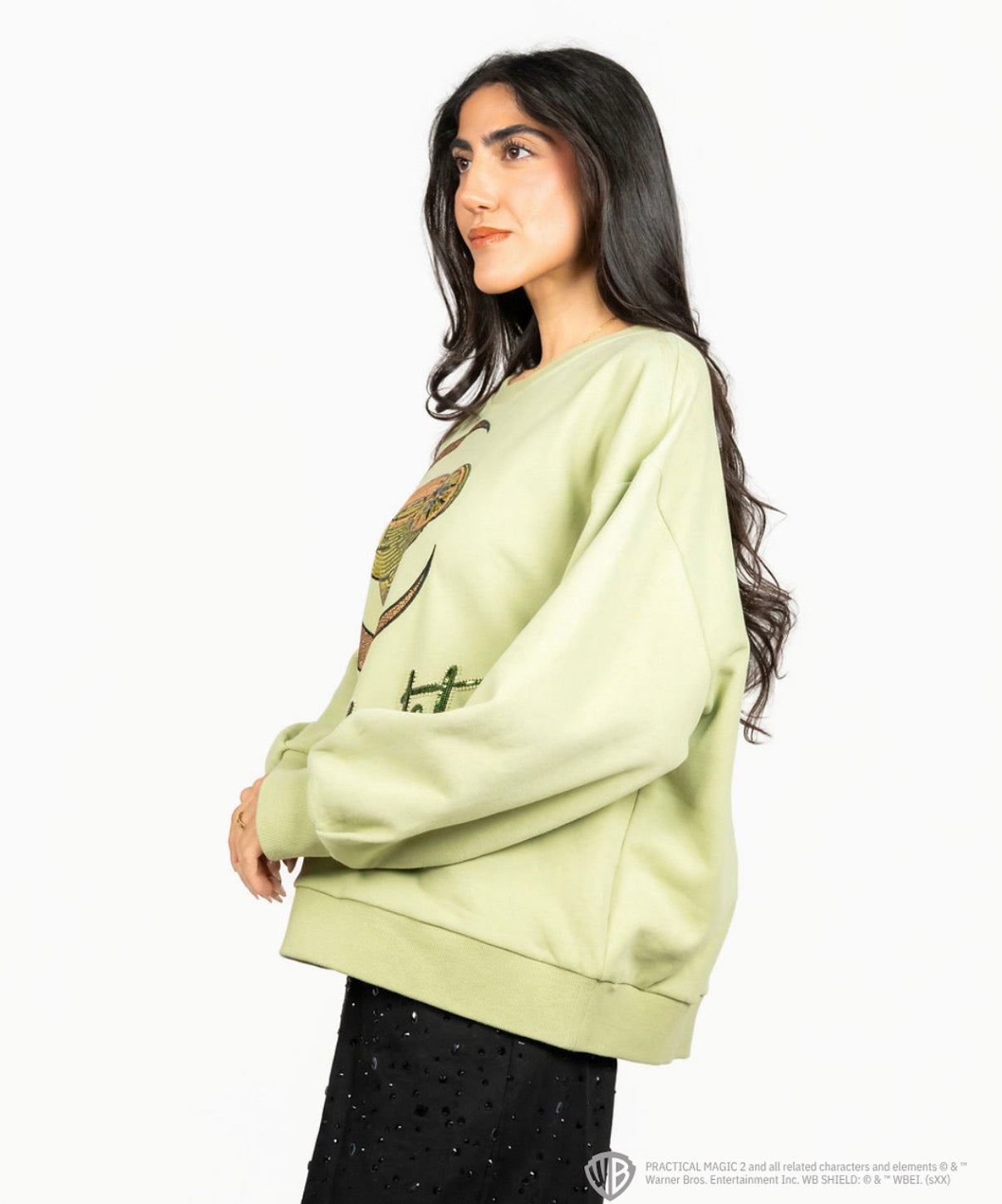 Queen of Sparkles Licensed Green Midnight Margarita Sweatshirt